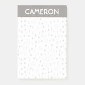 Cute Woodland Animal Track Pattern Post-it® Notes (Voorkant)