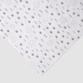 Cute Woodland Animal Track Pattern Tissuepapier (Detail)