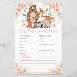 Cute Woodland Animals Baby Predics & Advice