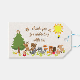 Cute Woodland Animals Baby shower Cadeaulabel