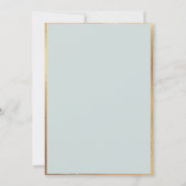 Cute Woodland Animals Baby shower Kaart (Achterkant)