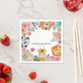 Cute Woodland Animals Baby shower Servet (Insitu)