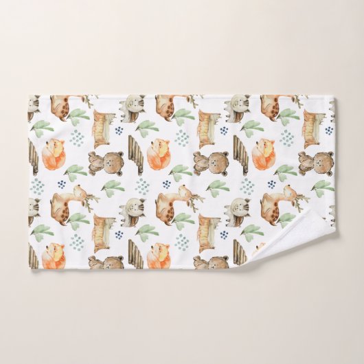 Cute Woodland Animals Bad Handdoek (Handdoek)