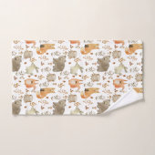 Cute Woodland Animals Bad Handdoek (Handdoek)