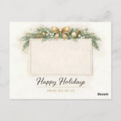 Cute Woodland Animals Birthday Card with Rainbow Briefkaart (Achterkant)