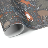 Cute Woodland Animals Cadeaupapier (Rol Hoek)