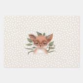 Cute Woodland Animals Children's Storybook Theme Inpakpapier Vel (Voorkant)