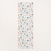 Cute Woodland Animals en Indian Boy Pattern Yogamat (Voorkant)