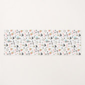 Cute Woodland Animals en Indian Boy Pattern Yogamat (Voorkant (horizontaal))