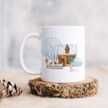 Cute Woodland Animals en Kersthuis