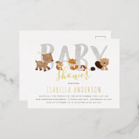 Cute Woodland Animals | Genderneutraal Baby shower