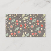 Cute Woodland Animals Greenery Diaper Raffle Informatiekaartje (Achterkant)