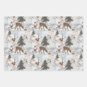 Cute Woodland Animals Inpakpapier Vel (Voorkant 2)