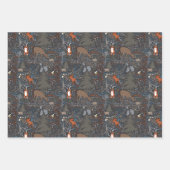 Cute Woodland Animals Inpakpapier Vel (Voorkant)