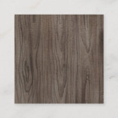 Cute Woodland Animals Neutral Baby Diaper Raffle Informatiekaartje (Achterkant)