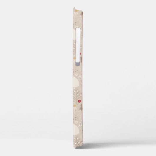 Cute Woodland Animals Nordic Pattern Case-Mate iPhone Case (Achterkant / Links)