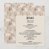 Cute Woodland Animals Nordic Pattern Kaart (Voorkant / Achterkant)