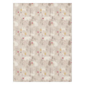 Cute Woodland Animals Nordic Pattern Kerstmis Tafelkleed (Voorkant)