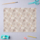 Cute Woodland Animals Nordic Pattern Kerstmis Tissuepapier (Craft)