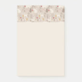 Cute Woodland Animals Nordic Pattern Post-it® Notes (Voorkant)