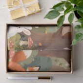 Cute Woodland Animals Nursery Scene Tissuepapier (Geschenk)