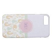 Cute Woodland Animals Pattern Case-Mate iPhone Case (Achterkant (Horizontaal))