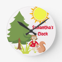 Cute Woodland Animals Squirrel & Owl Baby Nursery