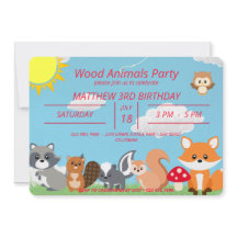 Cute Woodland Animals Yellow Sun