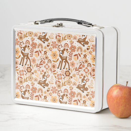 Cute Woodland Baby Deer Floral Pattern (In situ)