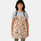 Cute Woodland Baby Deer Floral Pattern Schort (Insitu)