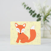 Cute Woodland Baby Fox Briefkaart (Staand voorkant)