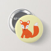 Cute Woodland Baby Fox Ronde Button 5,7 Cm (Voorkant /achterkant)