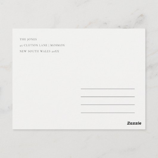 Cute Woodland Baby Lion Foliage Elke dag van de le Briefkaart (Achterkant)