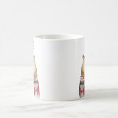 Cute Woodland Beer Animal Kerstmis Koffiemok (Center)