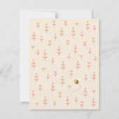 Cute Woodland Beer Baby Shower Invitations Kaart (Achterkant)