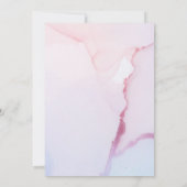 Cute Woodland Beer Floral Pink Sky Virtual Shower Kaart (Achterkant)