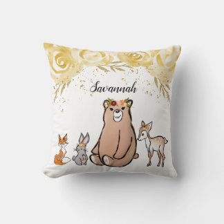 Cute Woodland Beer & Friends Kussen