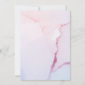 Cute Woodland Beer Pink Sky Baby shower door Mail Kaart (Achterkant)