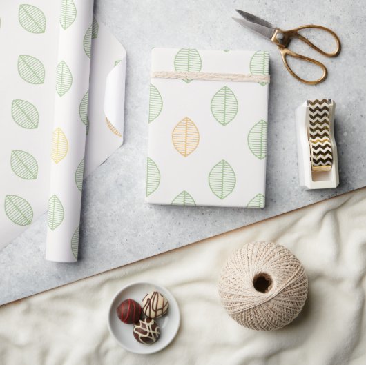 Cute Woodland Botanisch Baby shower Cadeaupapier (Crafts)
