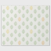 Cute Woodland Botanisch Baby shower Cadeaupapier (Vlak)