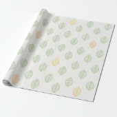 Cute Woodland Botanisch Baby shower Cadeaupapier (Uitgerold)