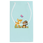 Cute Woodland Creatures Cartoon Hartelijk dank Klein Cadeauzakje (Achterkant)