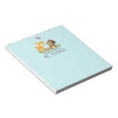 Cute Woodland Creatures Cartoon Illustration Notitieblok (Schuin)