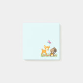 Cute Woodland Creatures Cartoon Illustration Post-it® Notes (Voorkant)