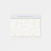 Cute Woodland Creatures Pattern Baby shower Post-it® Notes (Voorkant)
