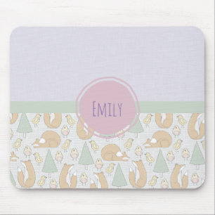 Cute Woodland Creatures Pattern Muismat