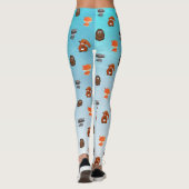 Cute Woodland Creatures Thames Women's Leggings (Achterkant)