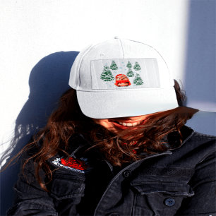 Cute Woodland Egelnat Kerstmuts voor Truckers Fe Trucker Pet