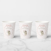 Cute Woodland Egeltje Waterverf Meisje Baby Shower