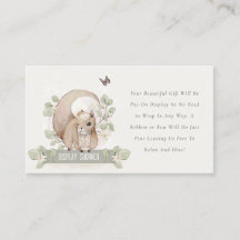Cute Woodland Floral Squirrel Display Baby shower